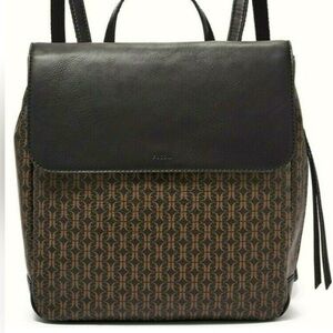 Fossil | Claire Black Brown Signature Backpack